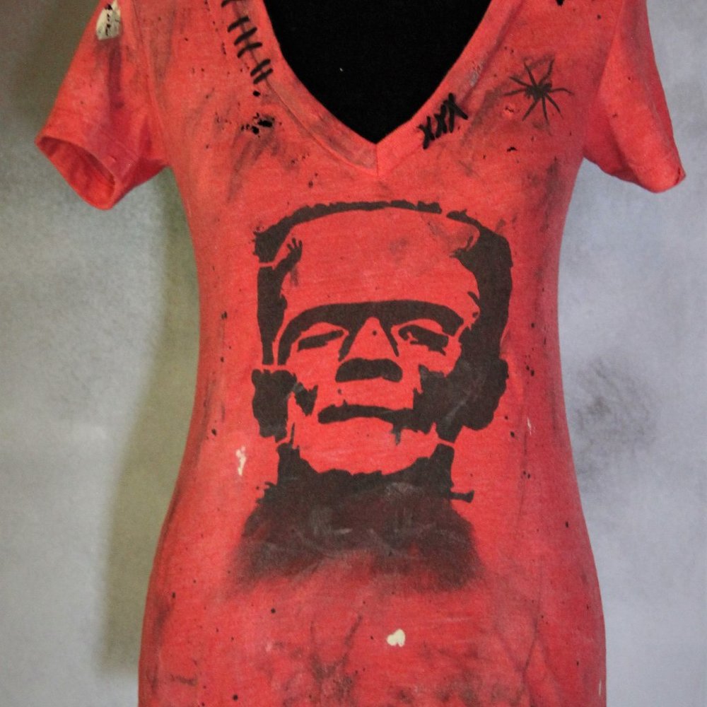 Frankenstein monster Handmade Distressed Women's